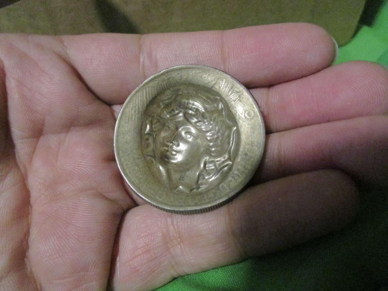 1923 $1 Dollar Punch Out Coin