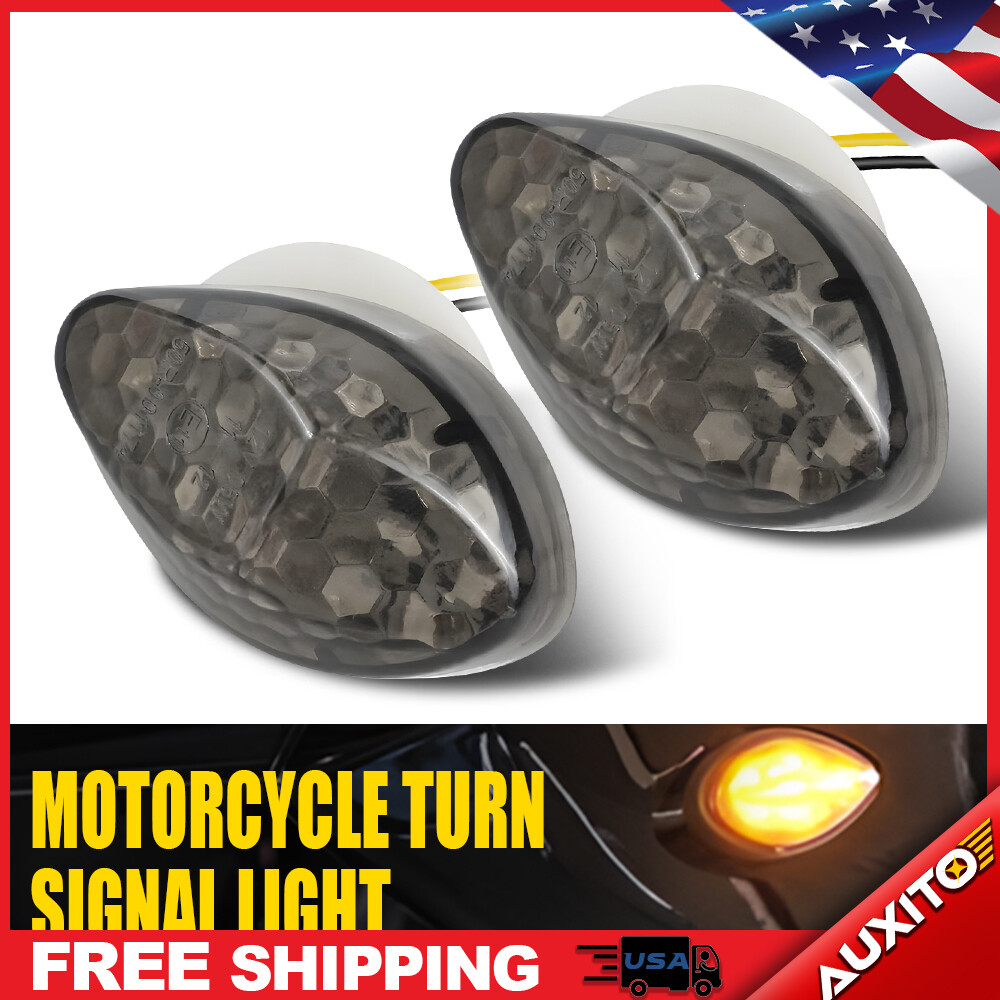 LED Flush Mount Front Turn Signal Blinker For Honda CBR600RR CBR600F4/F4i
