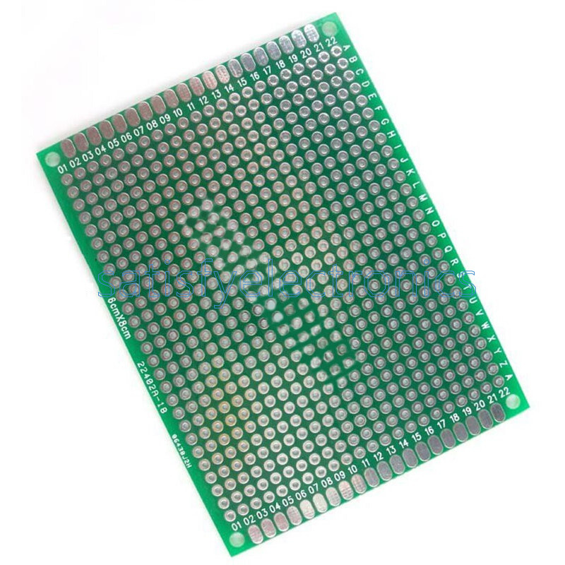 10PCS Double Side Protoboard Circuit Universal Prototype PCB Board DIY 6cmx8cm