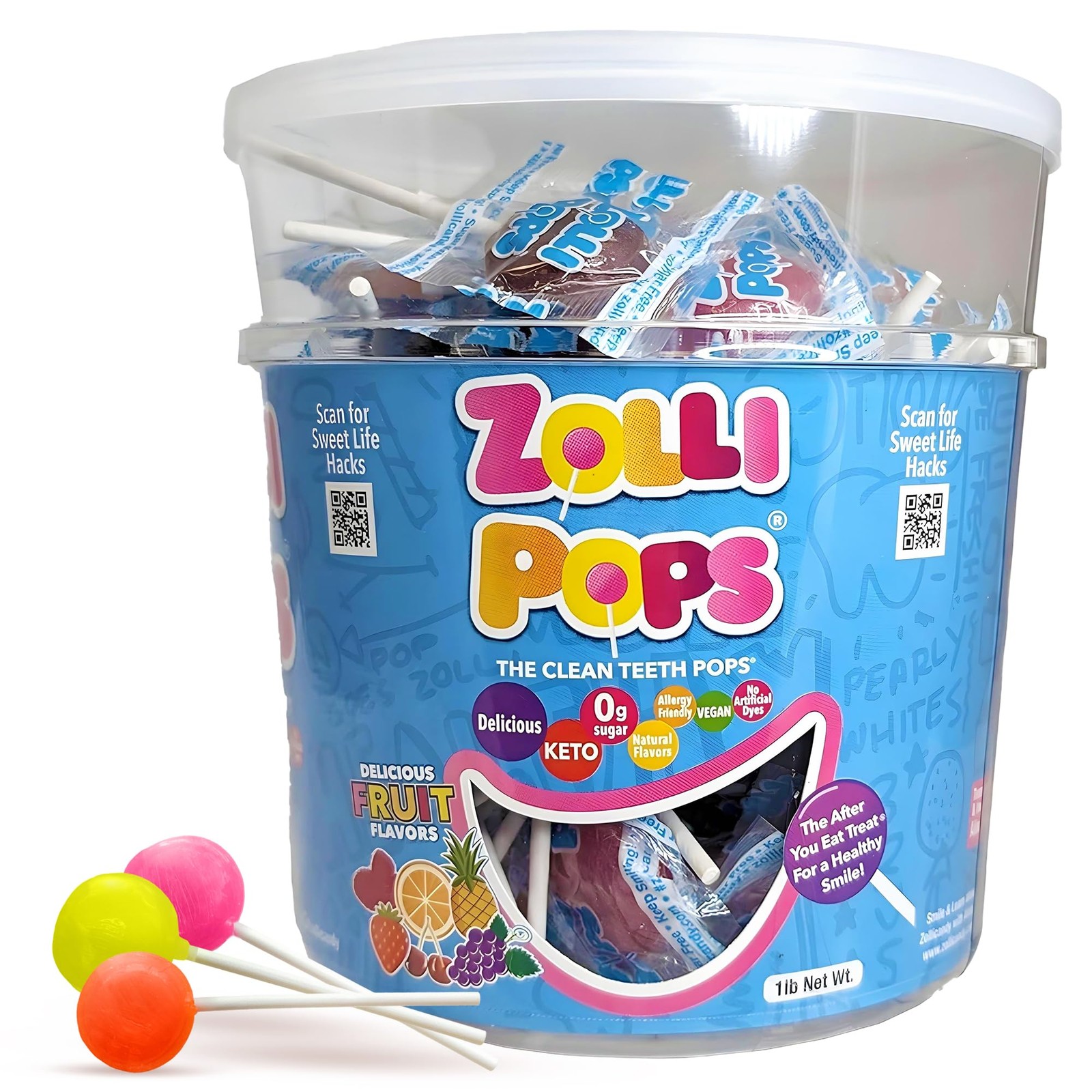 Sugar-Free Lollipops with Xylitol - Keto, Diabetic-Friendly Treats for Kids
