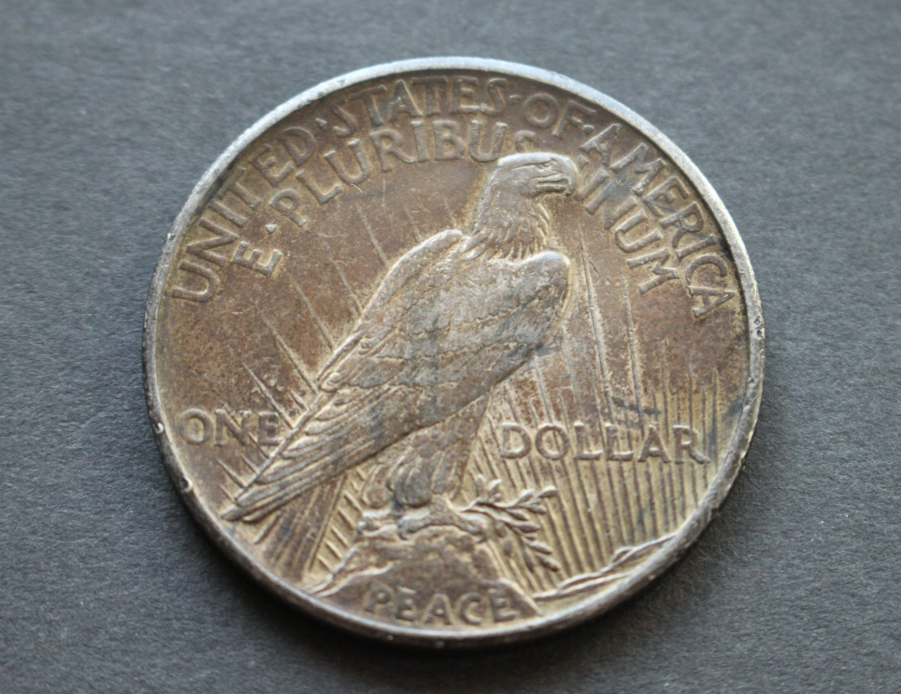 1921 Peace High Relief Silver Dollar
