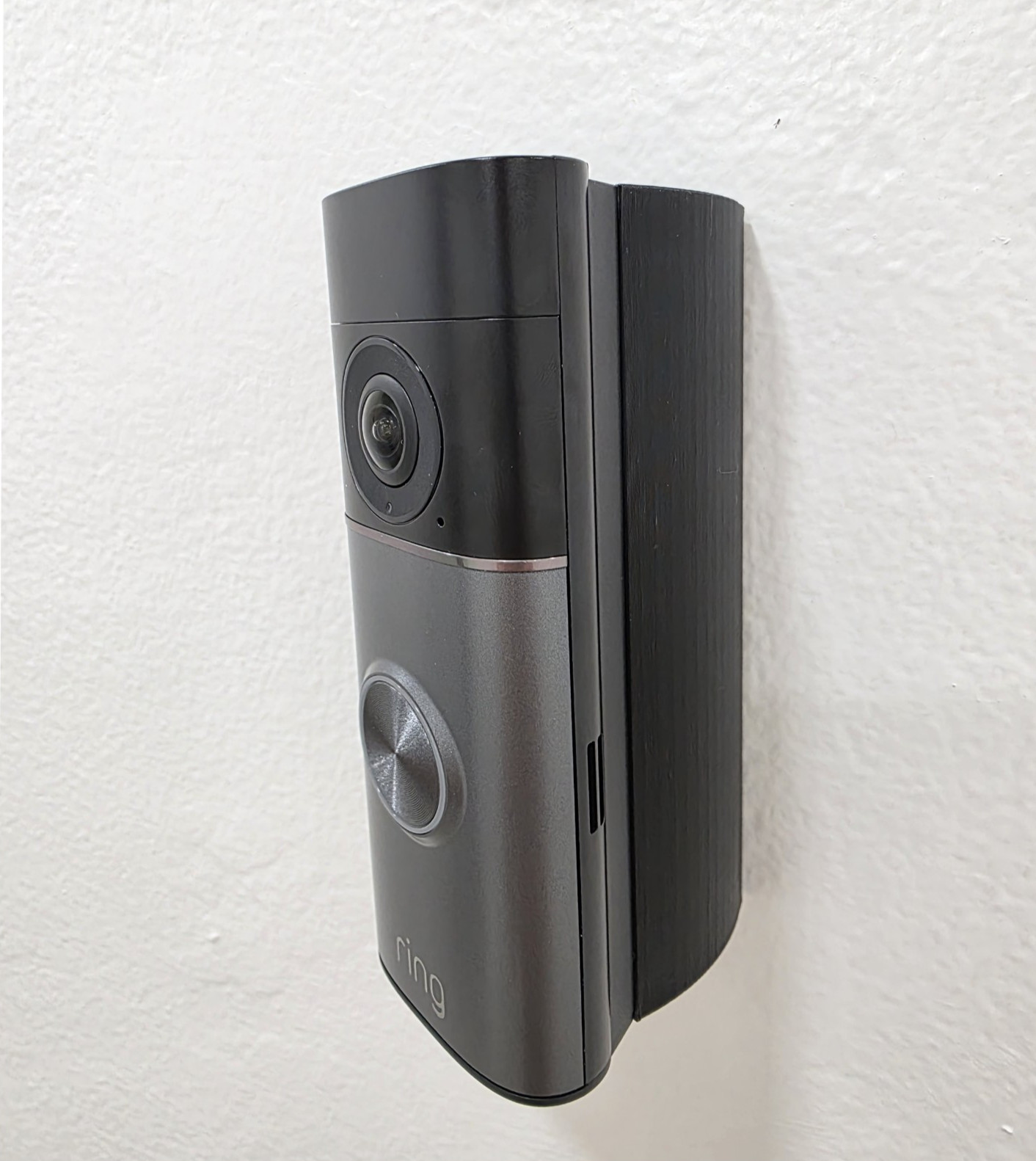 Ring Wired Doorbell Pro 3rd Gen Retinal 4K Angle Wedge Bracket Mount 15-90 Deg