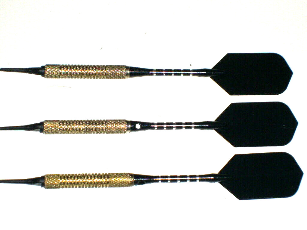 Soft Tip Darts 12 Gram Brass Used with New Aluminum Shafts and Flights #2375