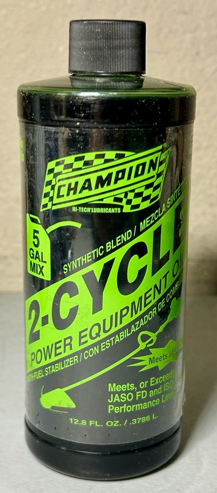 CHAMPION 2-Cycle Power Equipment Oil Synthetic Blend Fuel Stabilizer 12.8 OZ￼