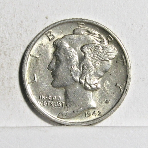 1942-P MERCURY DIME   AU+ to UNC Details. $1.75 eBay Shipping Combined up to $20