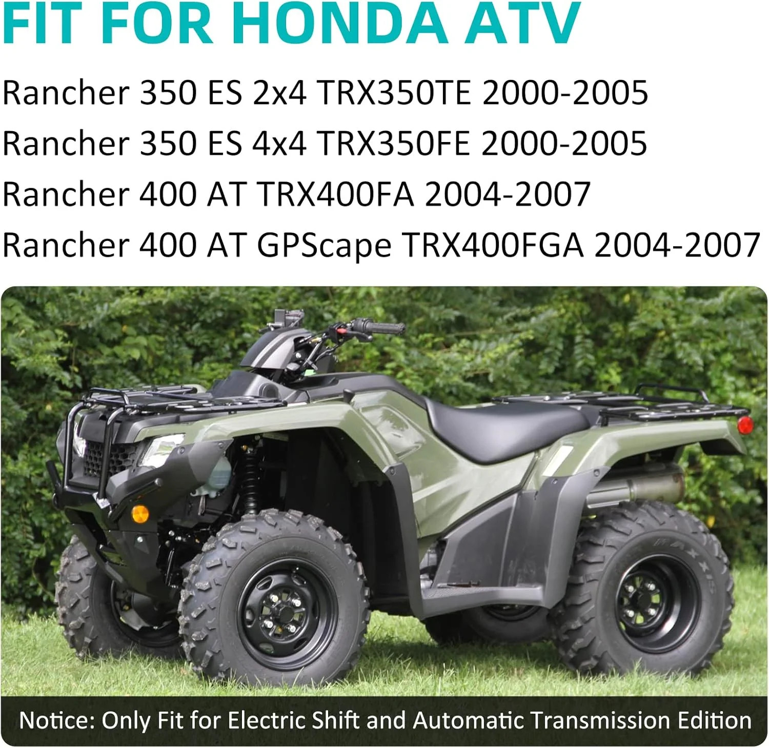 Compatible with Honda Rancher 350 ES 2000-2005 Switch Handlebar Control Electric