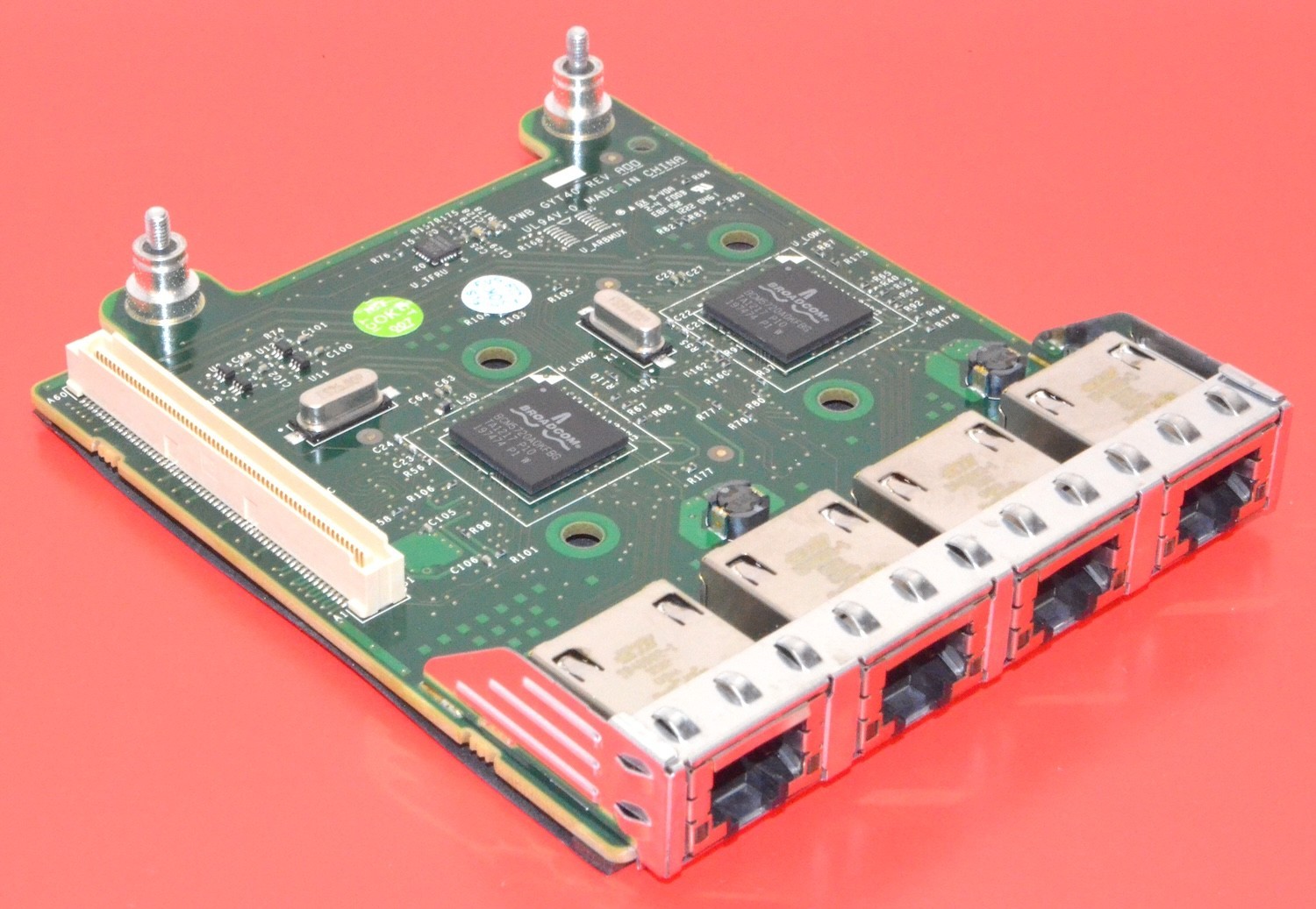 Dell FM487 Quad-Port Gigabit Daughter Card for PowerEdge *Used* 0FM487
