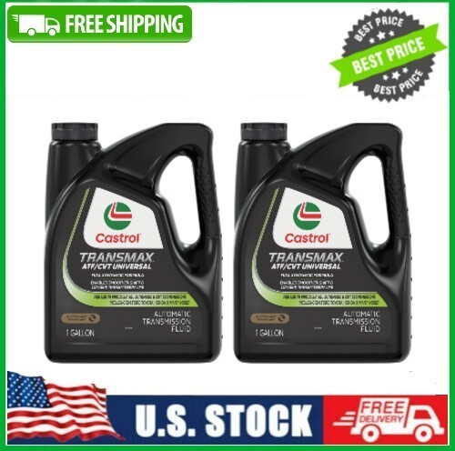 (2 pack) Castrol Transmax ATF/CVT Universal Automatic Transmission Fluid 1Gallon