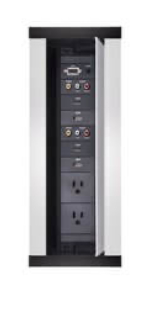 AMX HPX-1200-SL Hydraport 12 Module Conference Table Moduler AV Box Silver STP