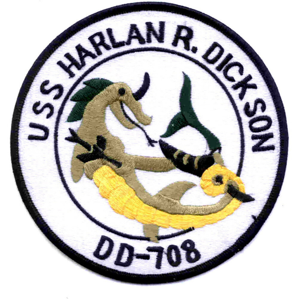 USS Harlan R Dickson DD-708 Patch