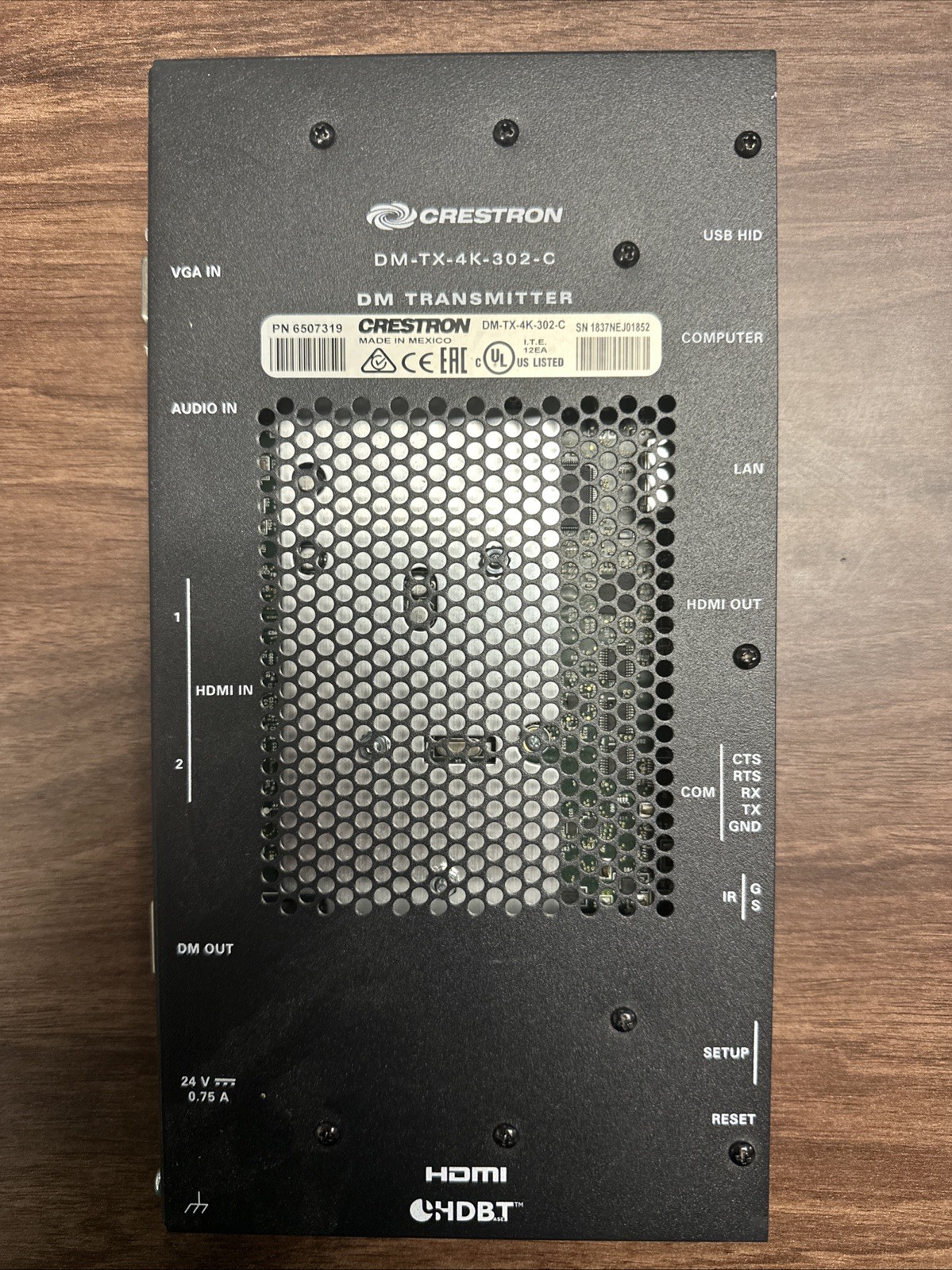 Crestron DM-TX-4K-302-C DM TRANSMITTER