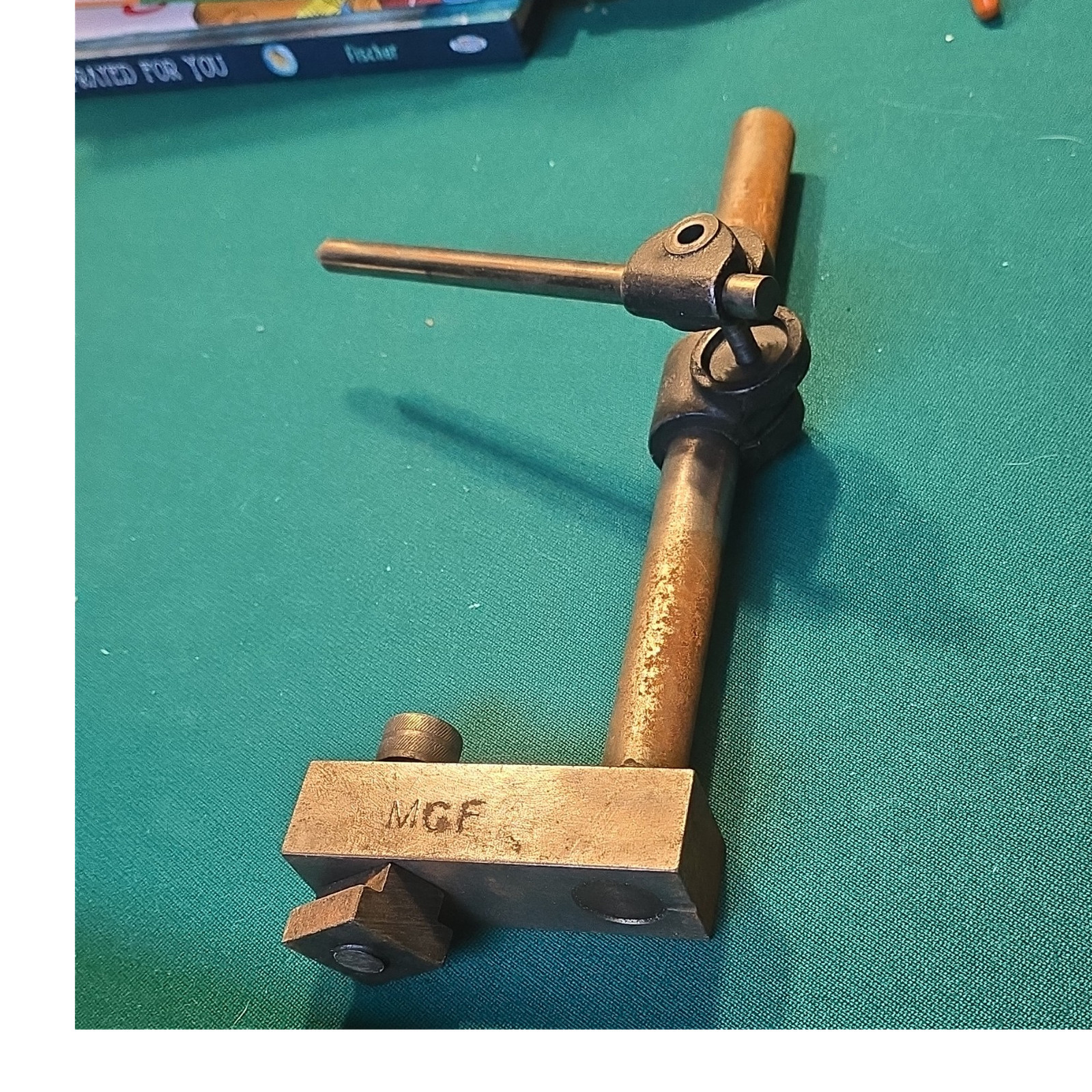 MGF Magnetic Base Indicator Holder Steel Adjustable Arm