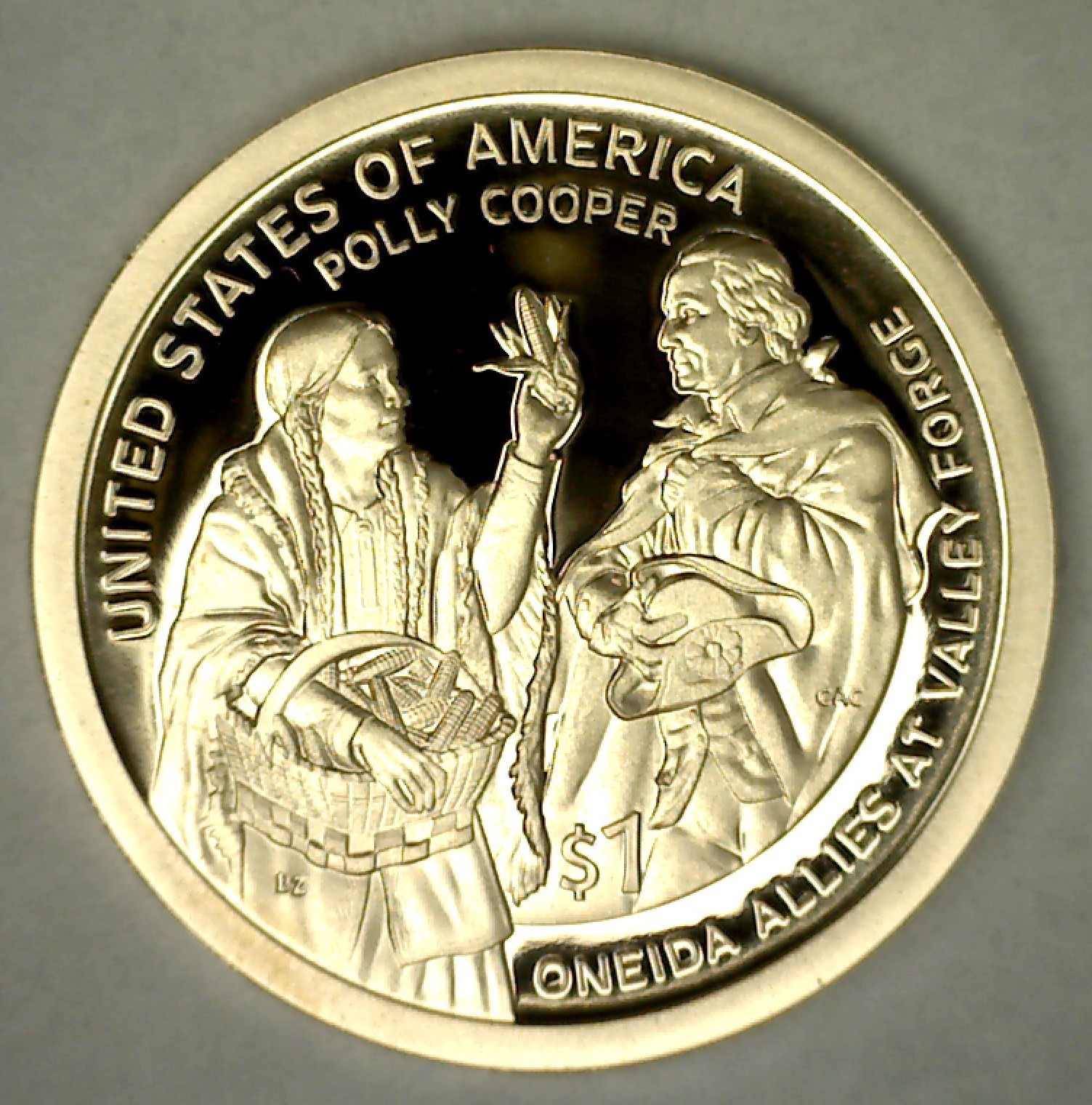 2026-S Proof Sacagawea Dollar Oneida Alliance Commemorative Design $1 Coin