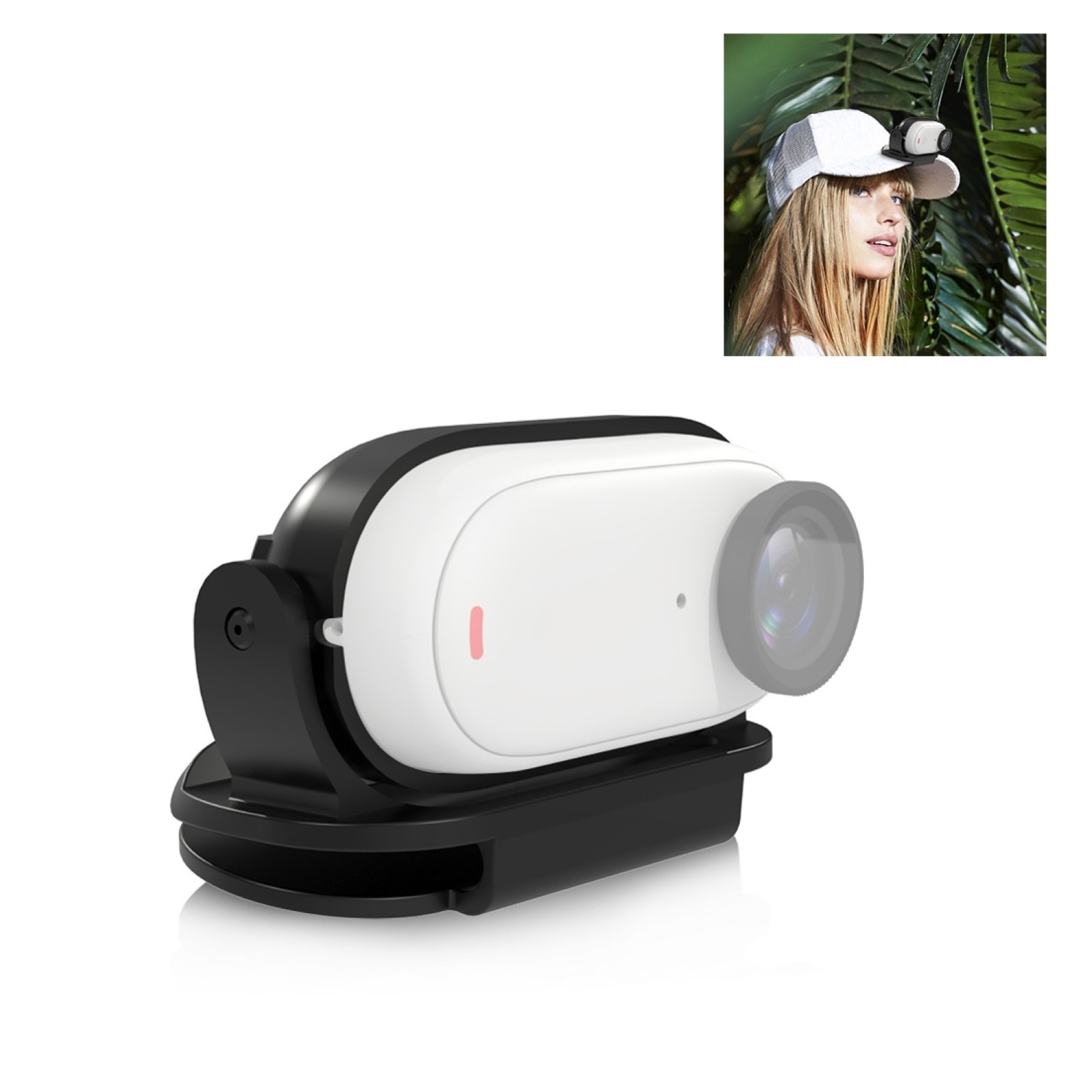 Camera Cap Clip Mount Magnetic Frame Fixed Holder For Insta360 GO3 Camera