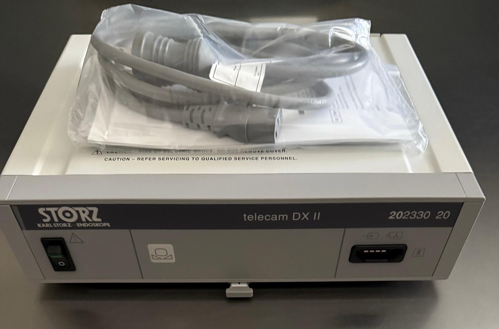 STORZ DXII VIDEO IMAGE CAMERA CONSOLE ONLY WITH LIGHTGUIDE. EXCELLENT CONDITION