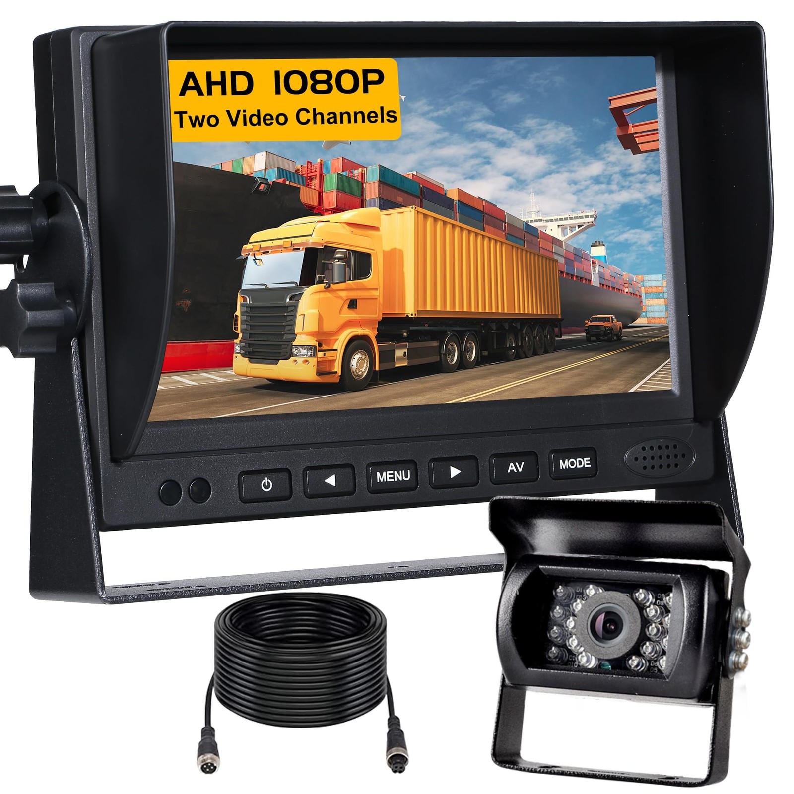 RV Backup Camera, HD 1080P Rear Cam Reverse Back up Camera System with 7 Inch...