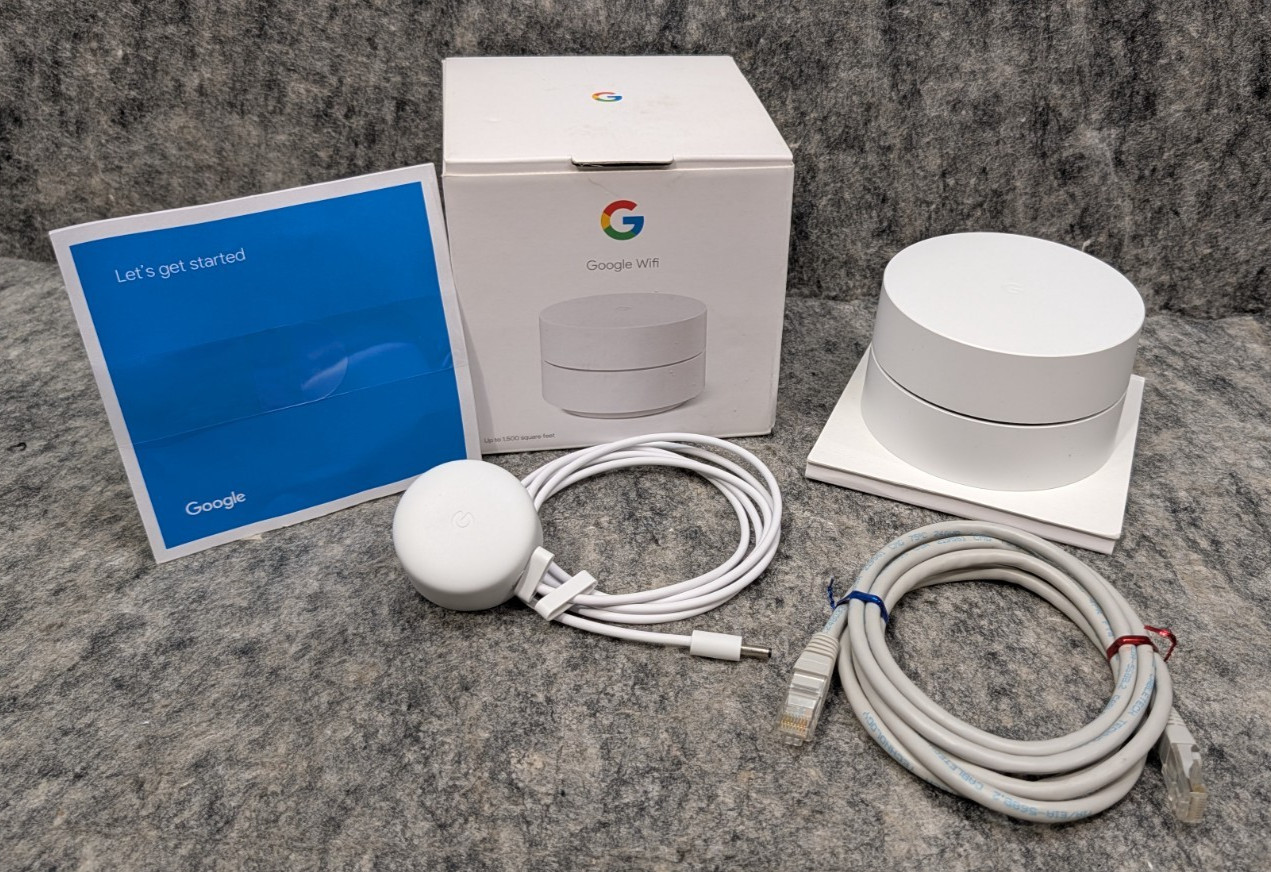 Google Wifi AC1200 Mesh WiFi System Wifi Router 1500 Sq Ft Coverage 🔥New🔥