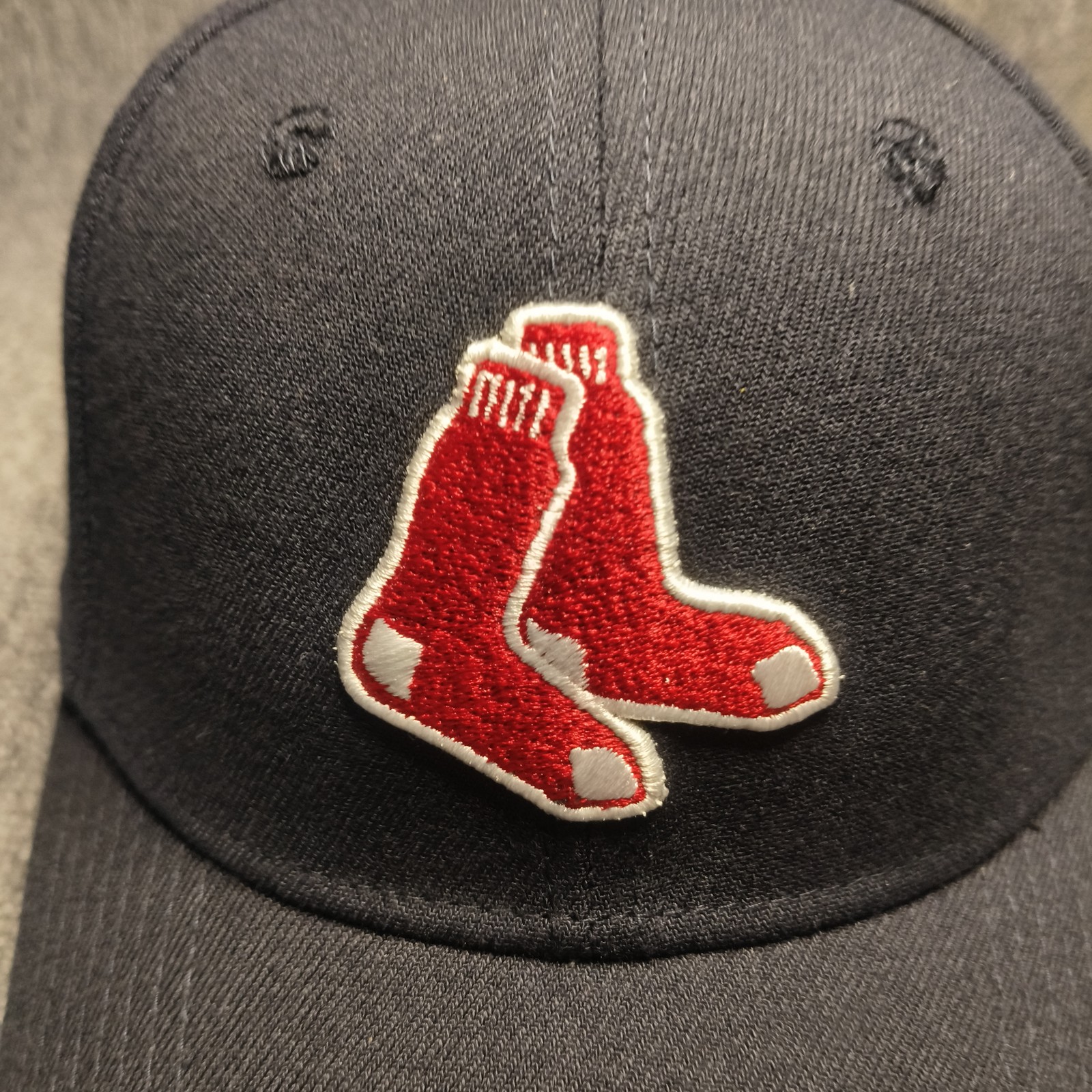 New Era Boston Red Sox 39THIRTY MLB Baseball Cap Navy Blue Strapback Hat