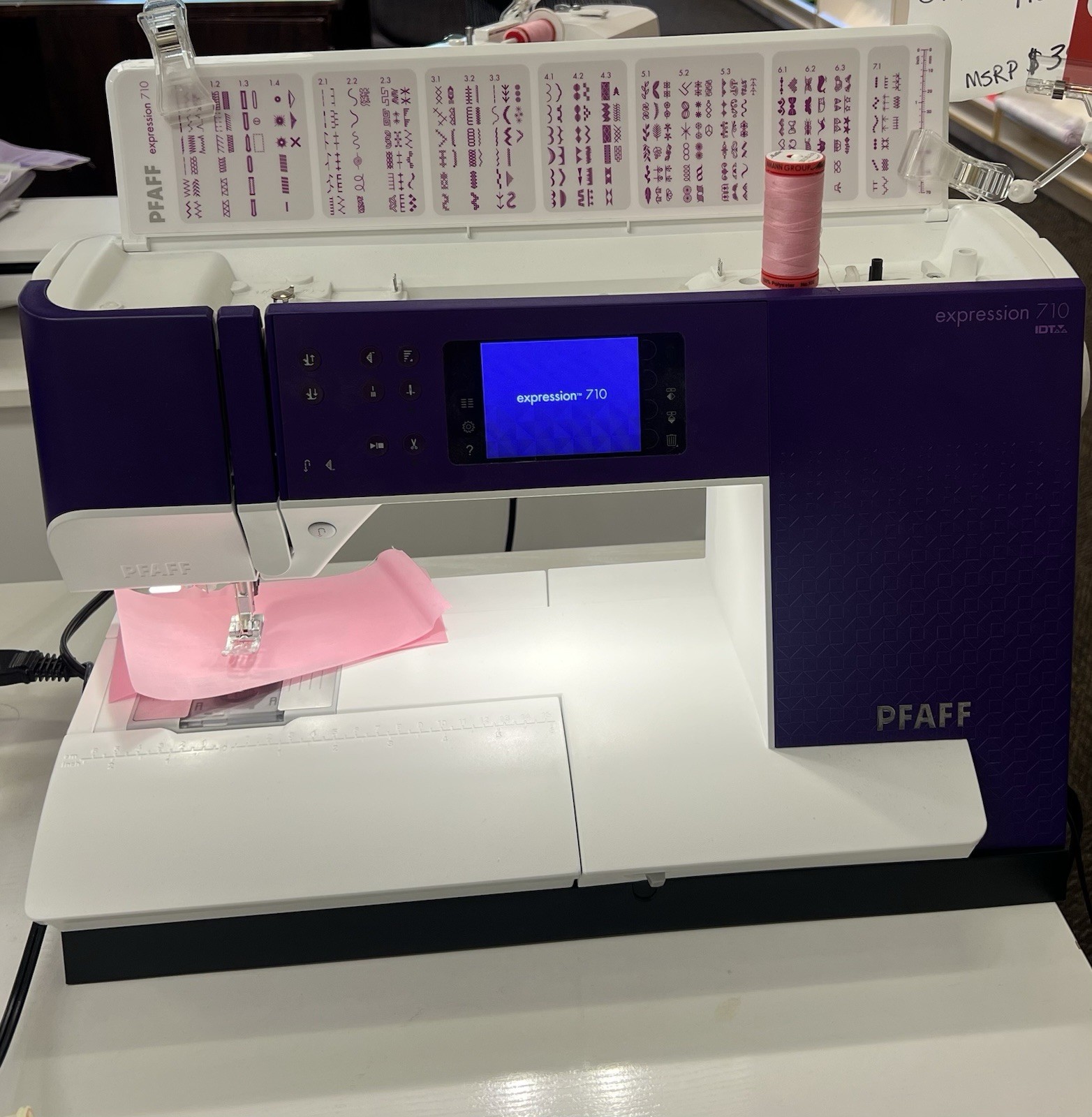 Pfaff Expression 710 Sewing Machine - Purple