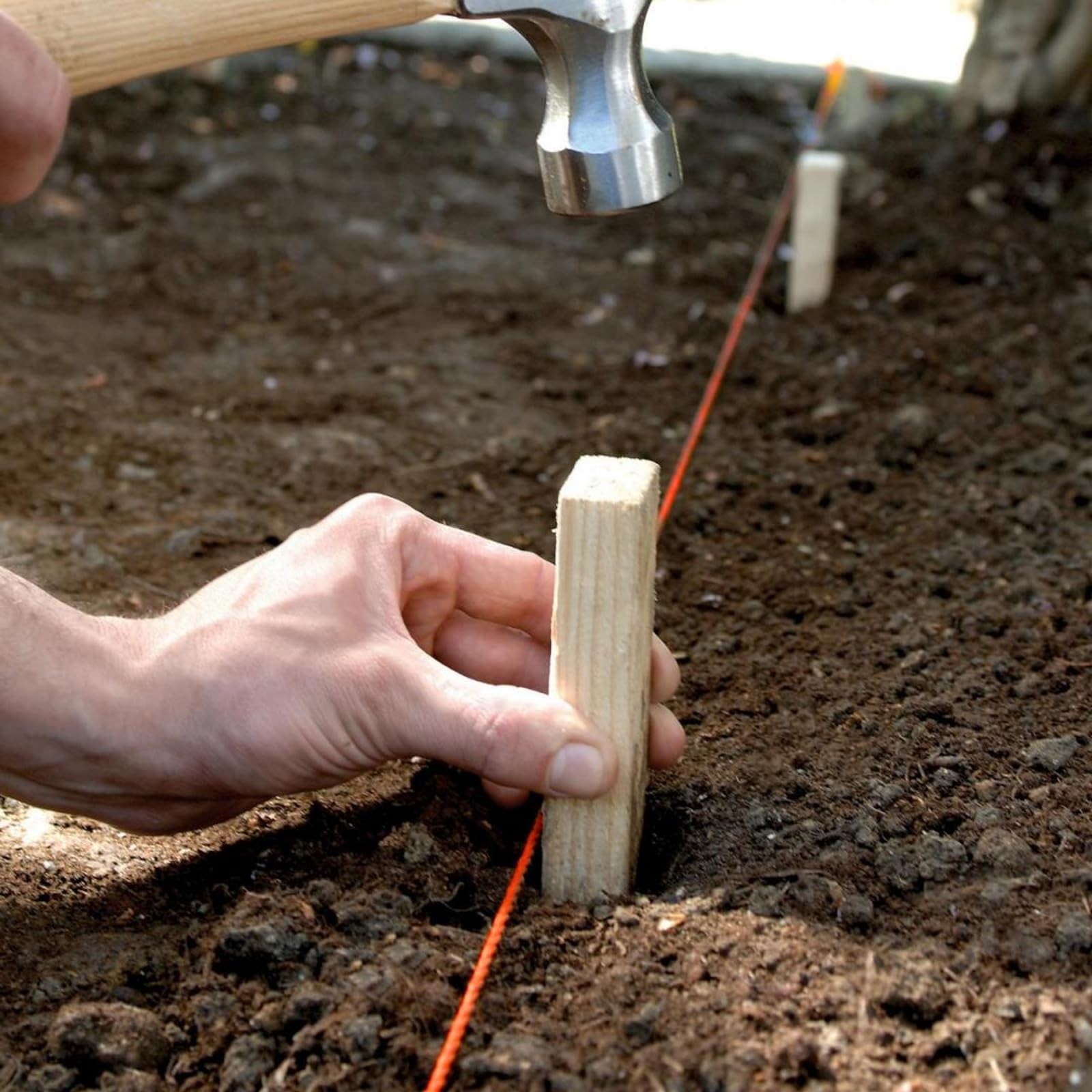 Romeda Mason Line #18, 500 Ft Orange String, Construction Twine for