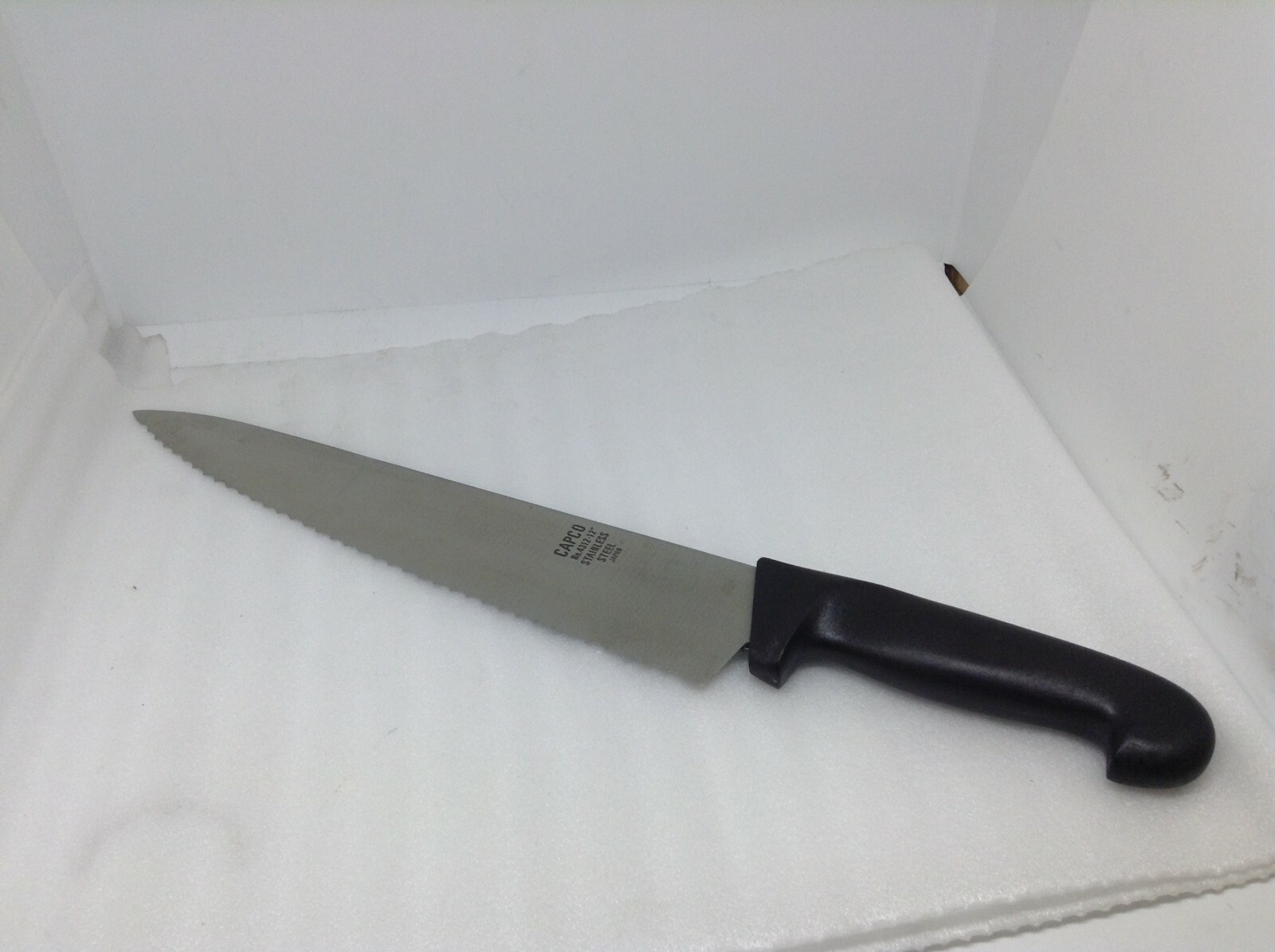Set of 5 Capco 12" Stainless Steel Serrated Chef's Knife No. 4312 Free Shipping
