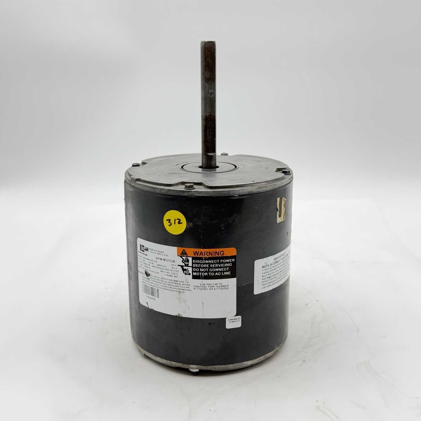 Emerson M55BMCNR-216 Blower Motor 1012479