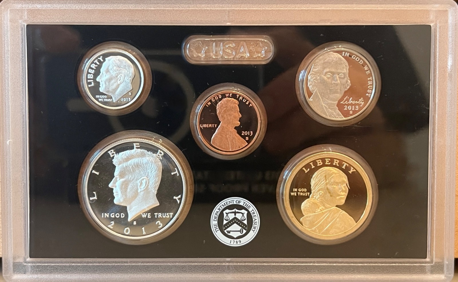 2013 US Mint Silver Proof Set $1 Proof Silver San Francisco COA