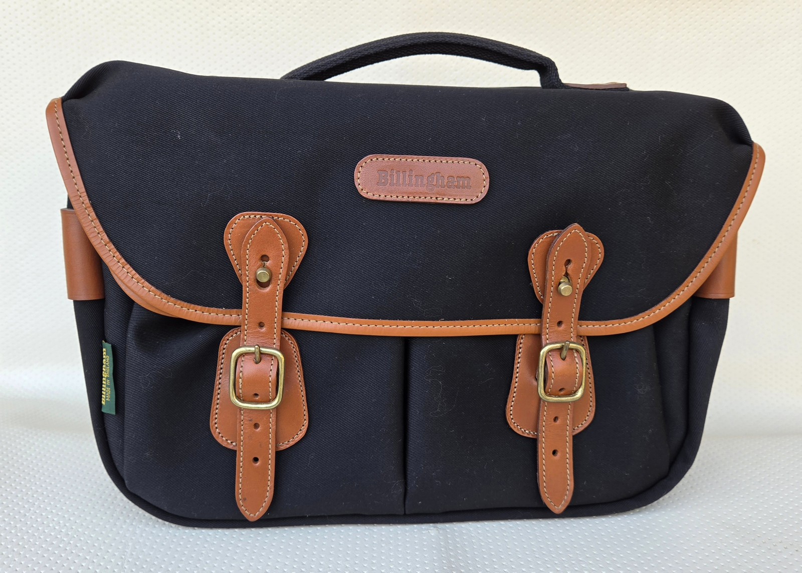 Billingham Hadley Pro Camera Bag Black with Tan Leather Bought New, Never Used