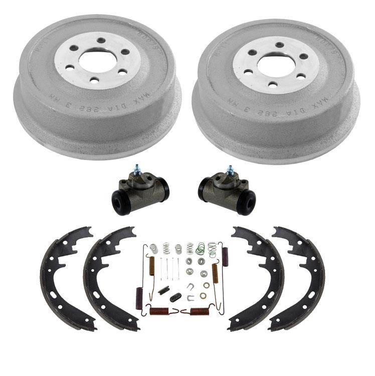 11" Rear Drums Brake Shoes Wheel Cylinders Spring Kit Fits Dodge Durango 1999-02