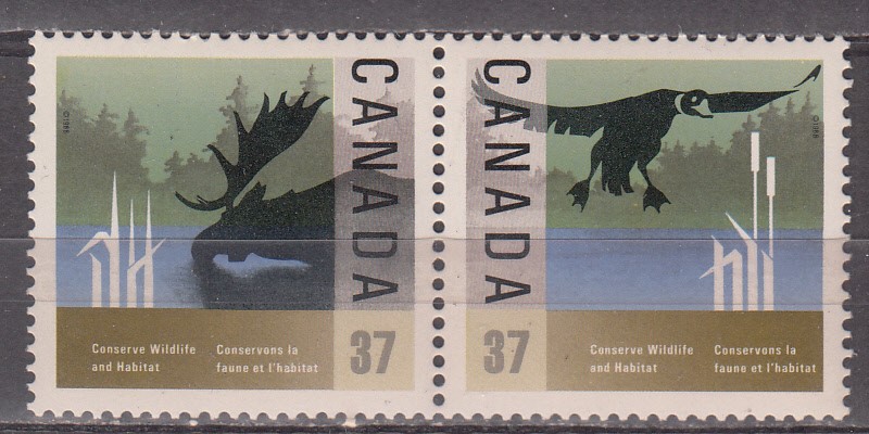 W CANADA 1204-1205a WILDLIFE CONSERVATION