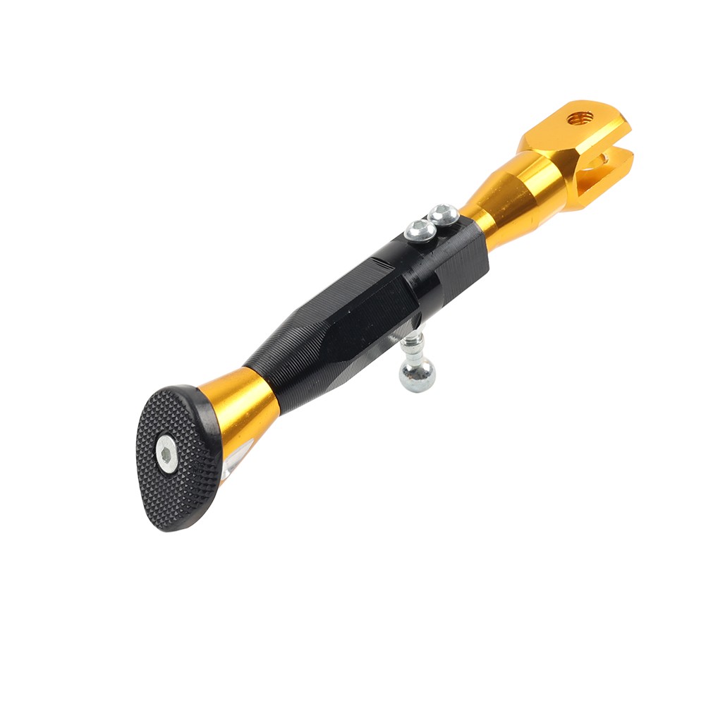 Motorcycle Universal Adjustable Kickstand Foot Side Support Kick Stand Gold
