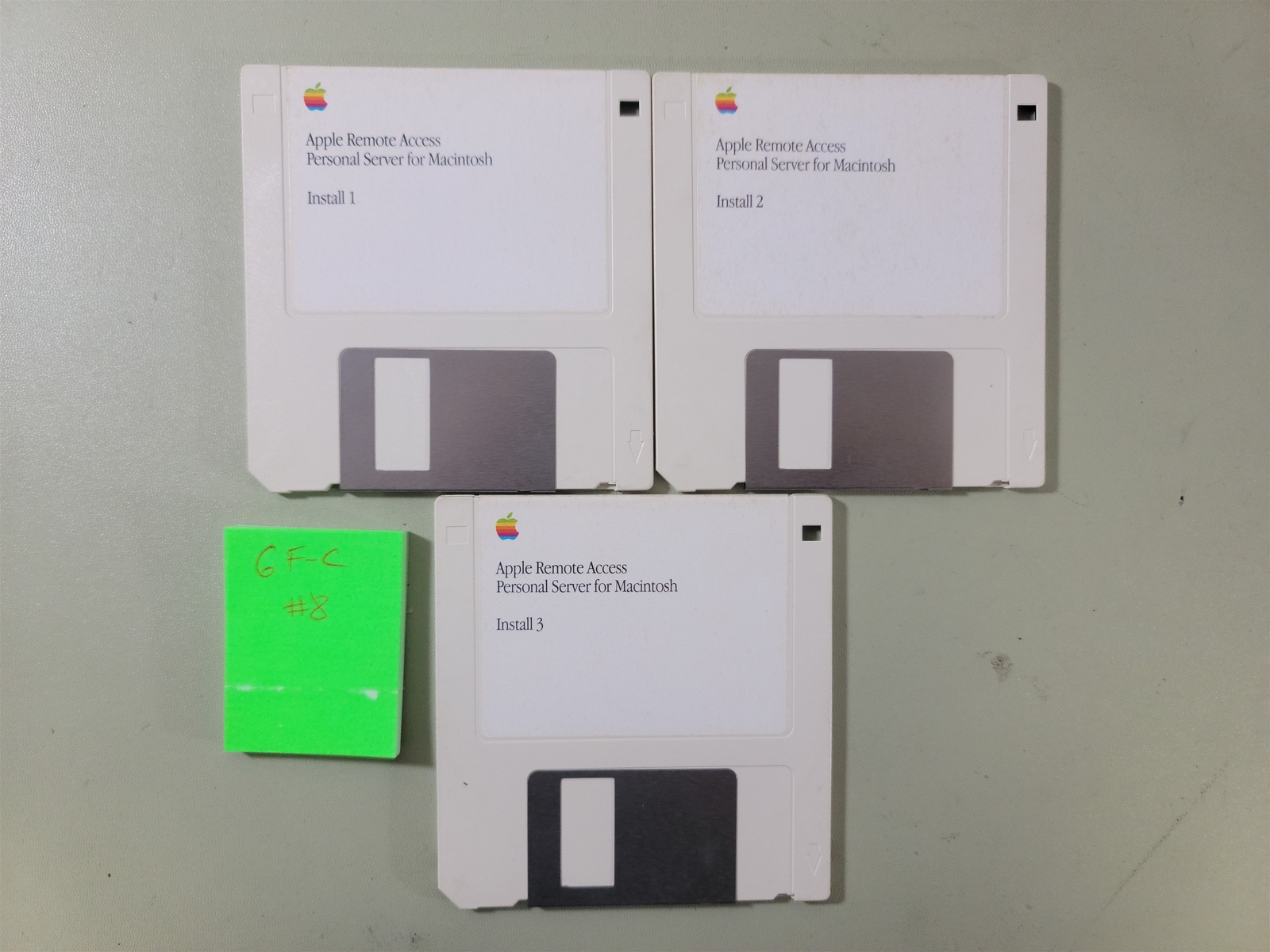 Apple Remote Access Personal Server for Macintosh Install Disks (x3)