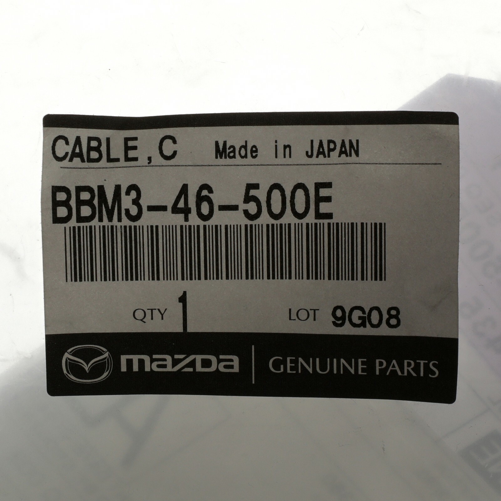 2010-2013 Mazda 3 Automatic Transmission Gear Shift Control Cable OEM BBM346500E