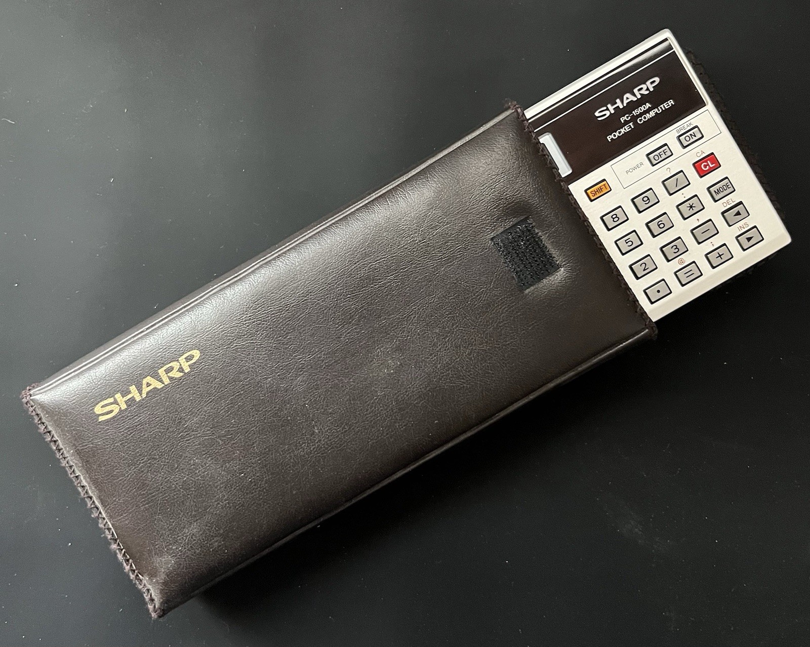 VINTAGE SHARP PC-1500A Pocket Computer Rare Excellent Working Condition