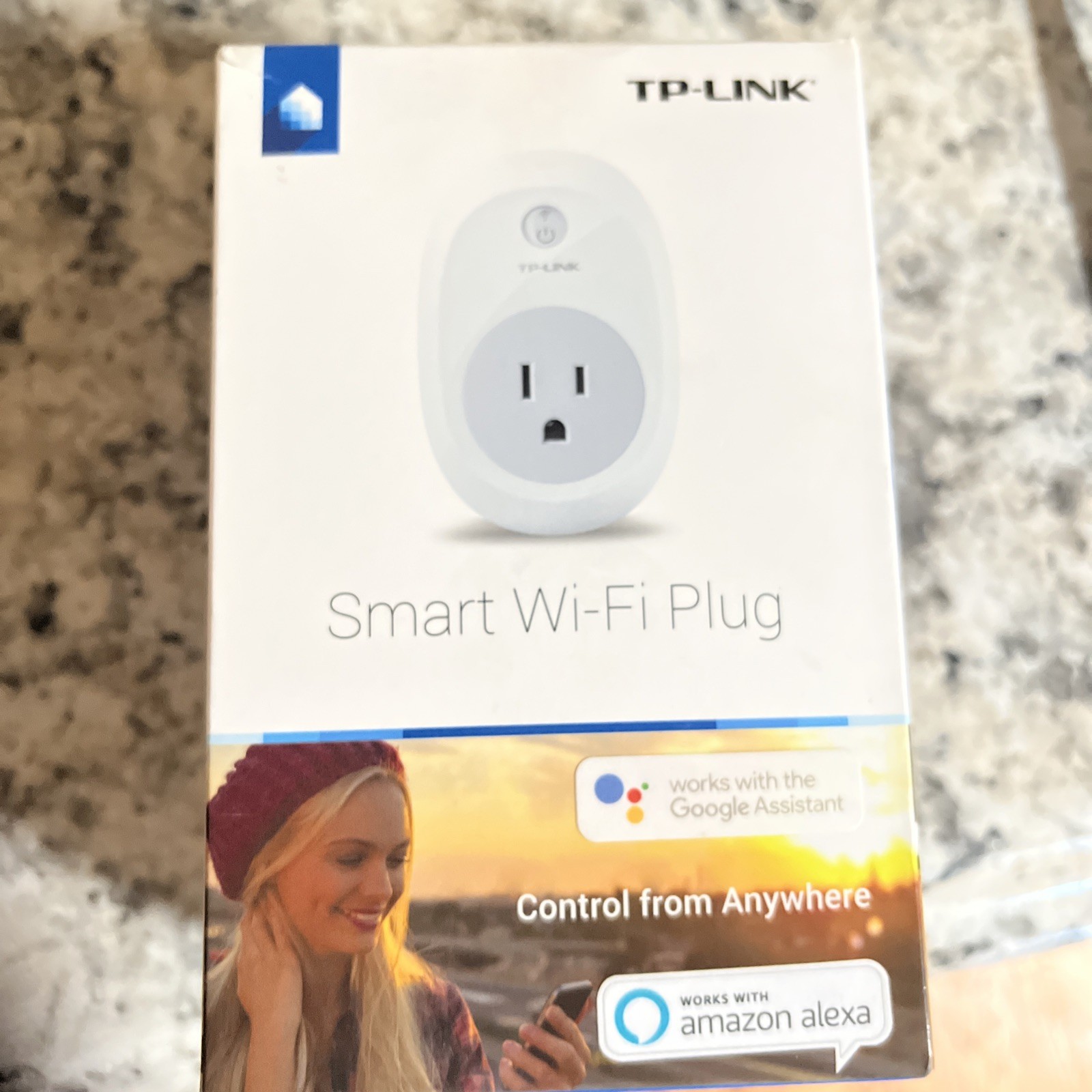 TP-LINK HS100(US)Smart WiFi Plug for Amazon Alexa & Google - New Open Box