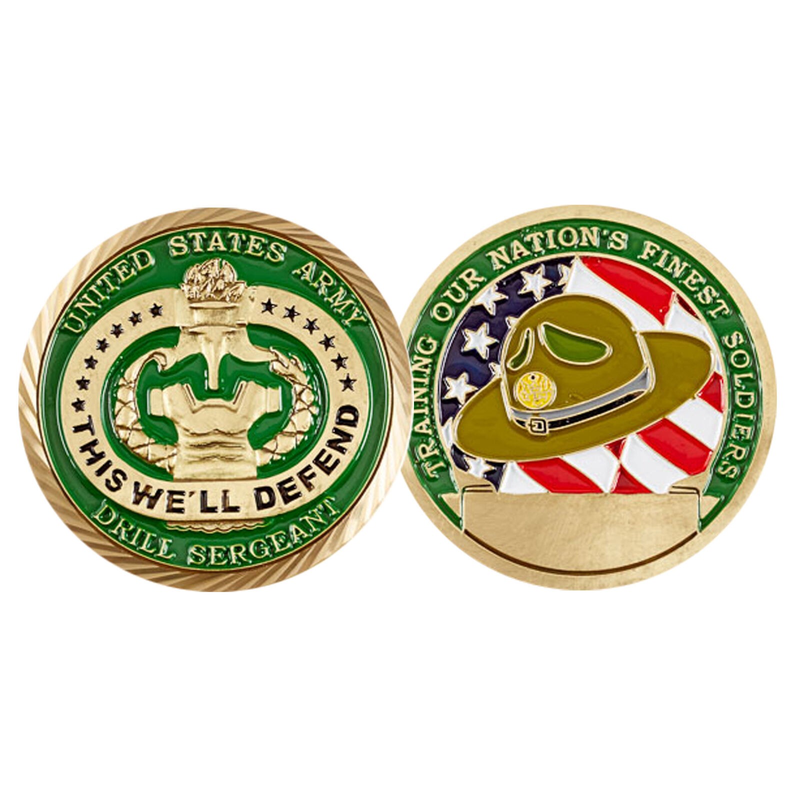 US Army Drill Sergeant Challenge Coin CC-373