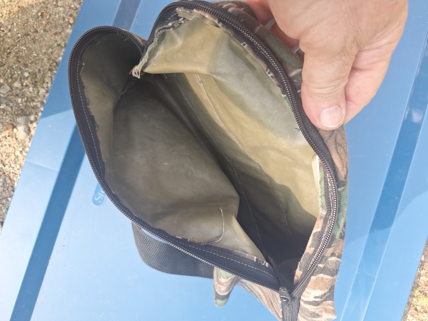 Vintage Extra Large Camo Fanny Pack Waist Made In USA Hunting Realtree