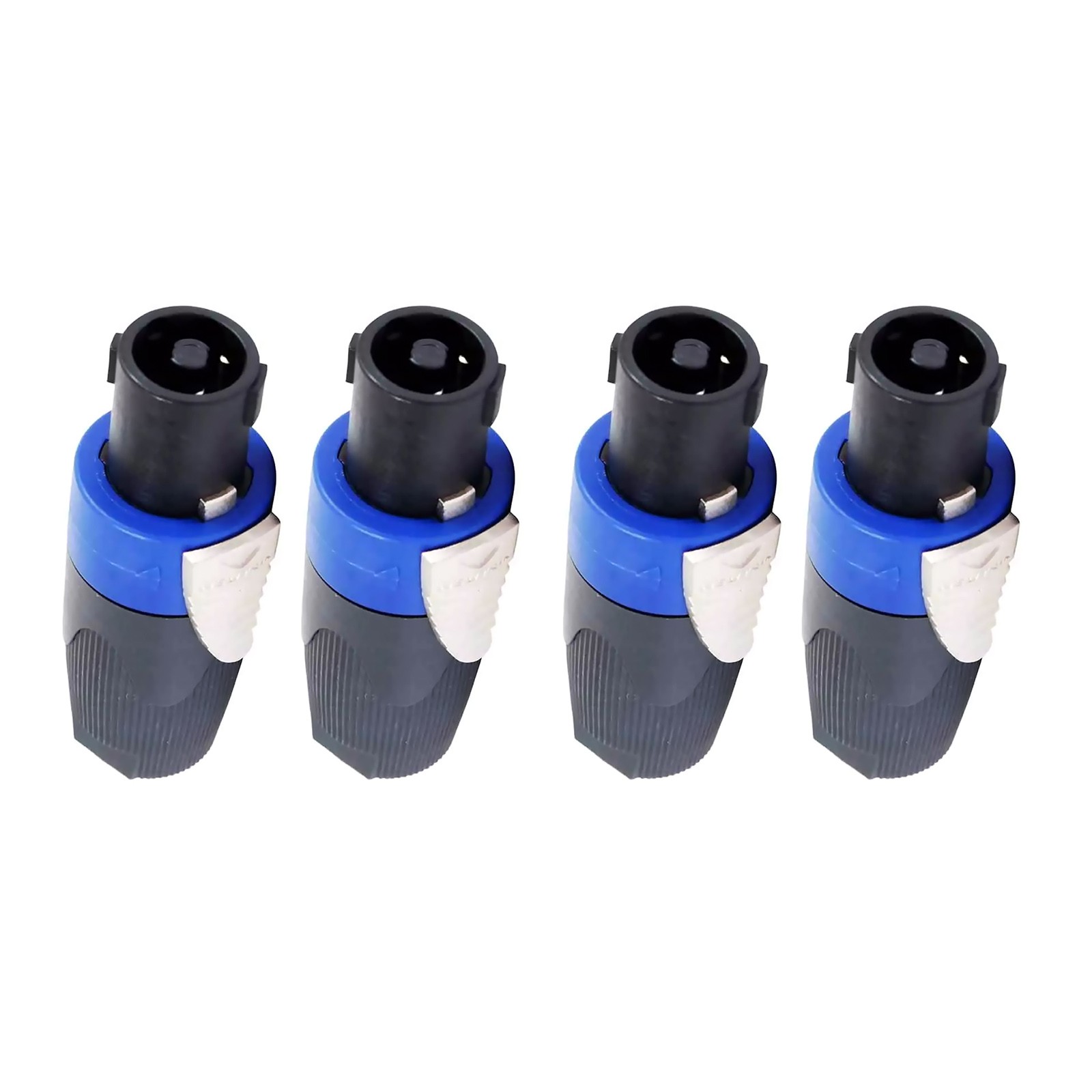 4 Pole 4pcs NL4FX Speaker Cable Plug Connector for Speaker Quick Lock