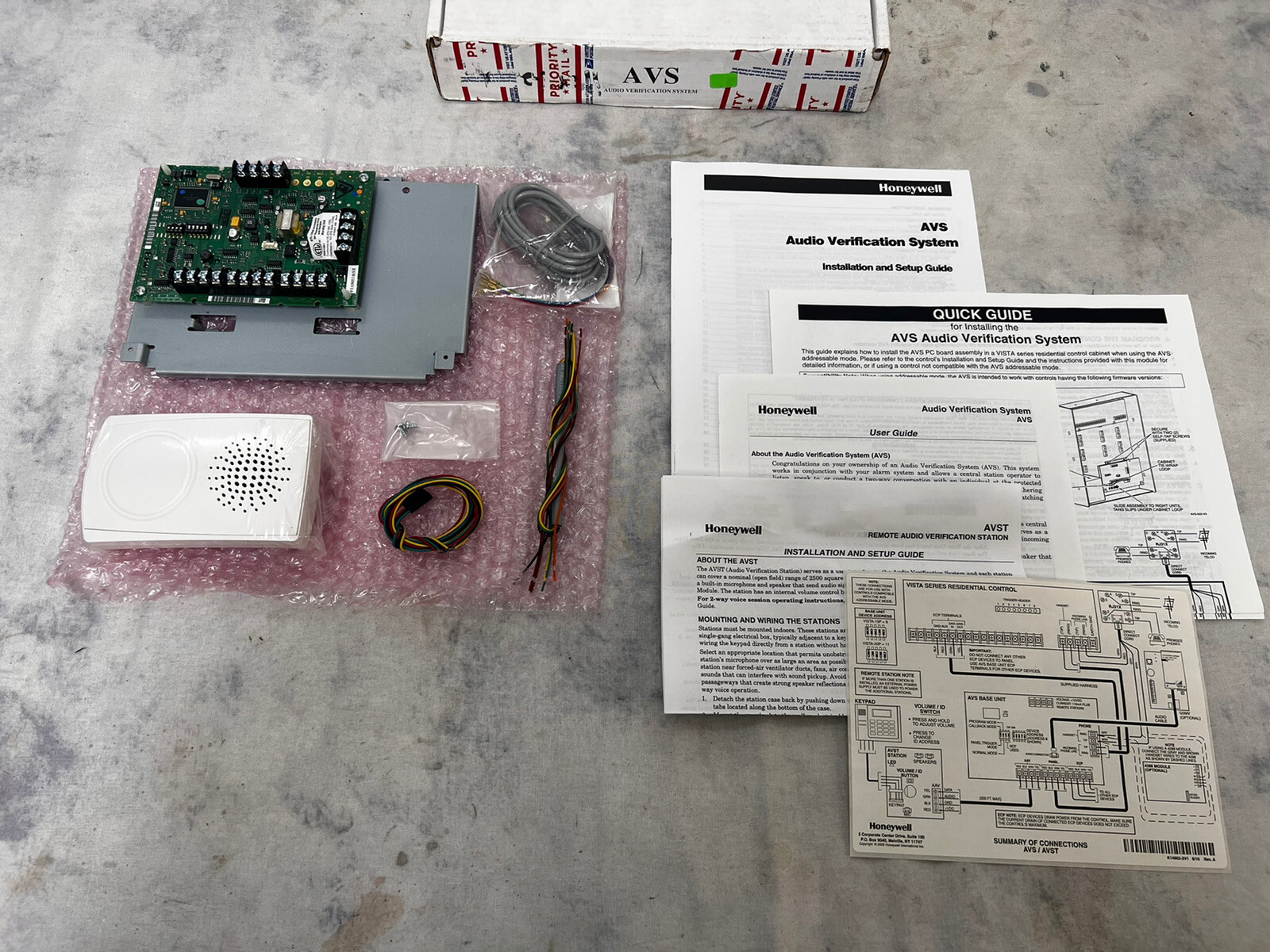 Honeywell Audio Verification System (AVS)