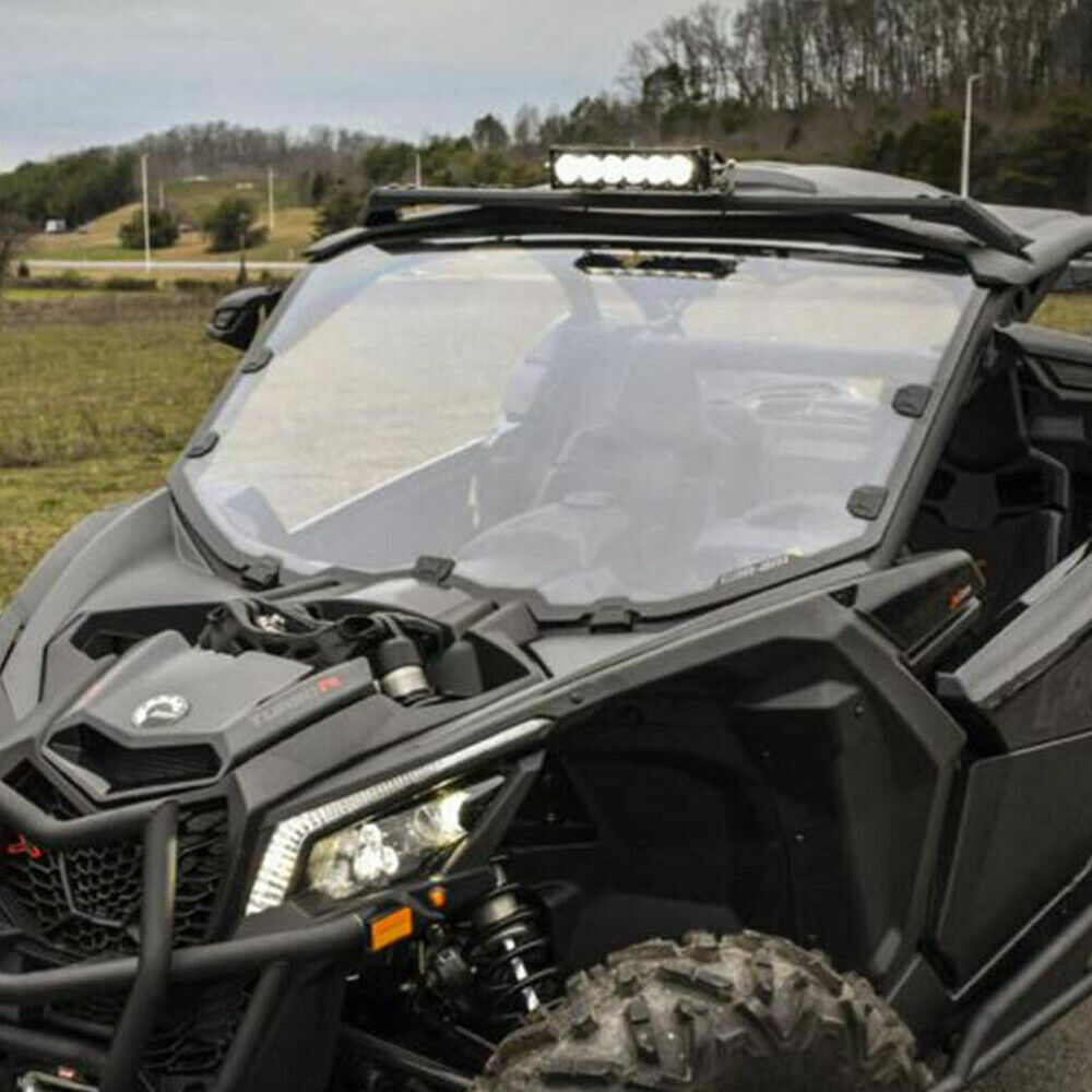 For Can-Am Maverick X3 /Max Scratch Resistant Full Windshield Tough PC 2017-2026