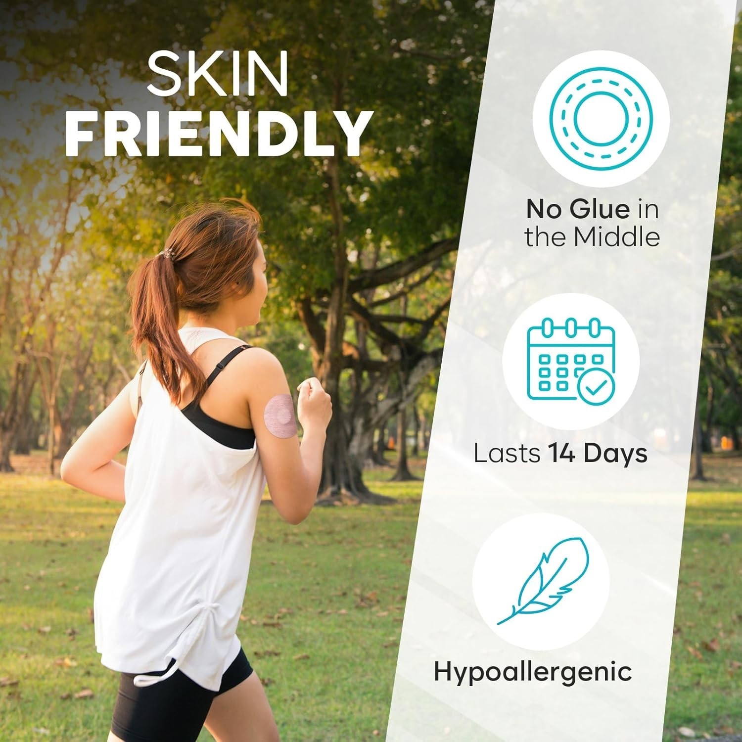 Freestyle Libre 2 Sensor Covers Waterproof – 45 Discreet Patches for CGM