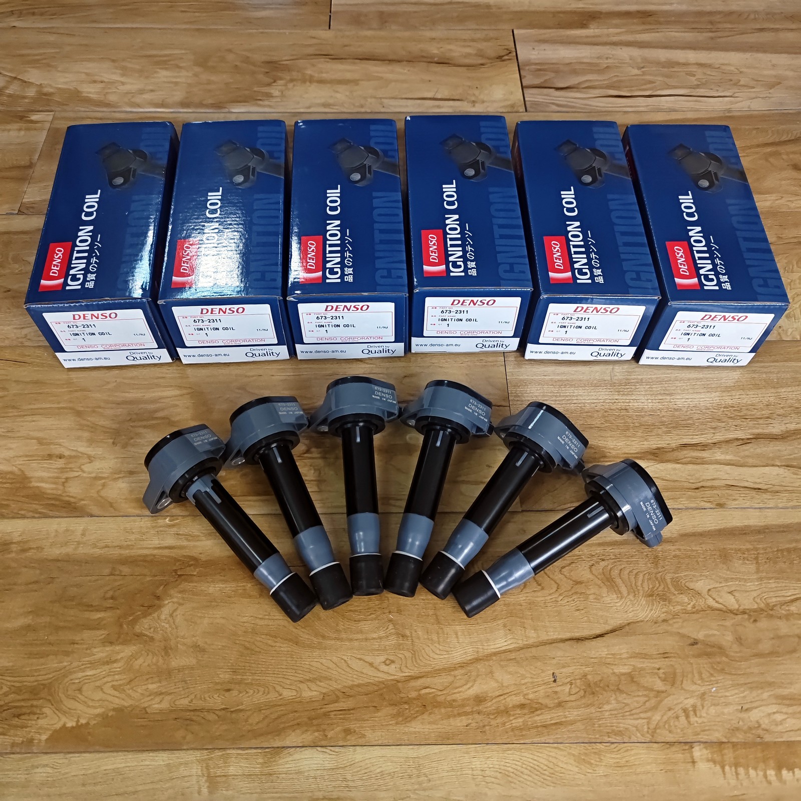 6Pcs Denso Ignition Coils 30520-R70-A01 Fits for Accord Odyssey 08-17 3.5L