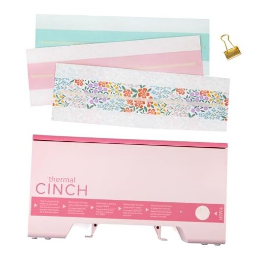 Thermal Cinch Binding Machine Pink 12 Inch, Includes Thermal Cinch Pink