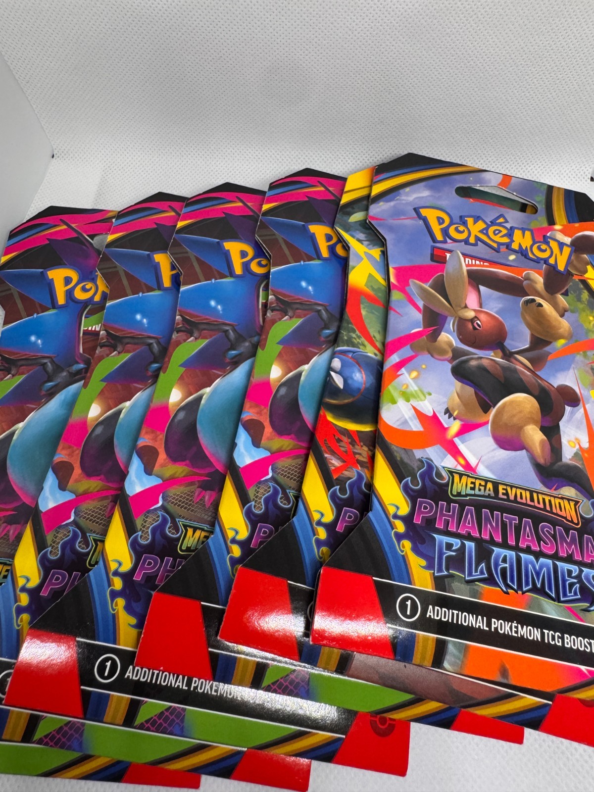 Pokemon TCG Mega Evolution Phantasmal Flames Booster Packs Factory Sealed