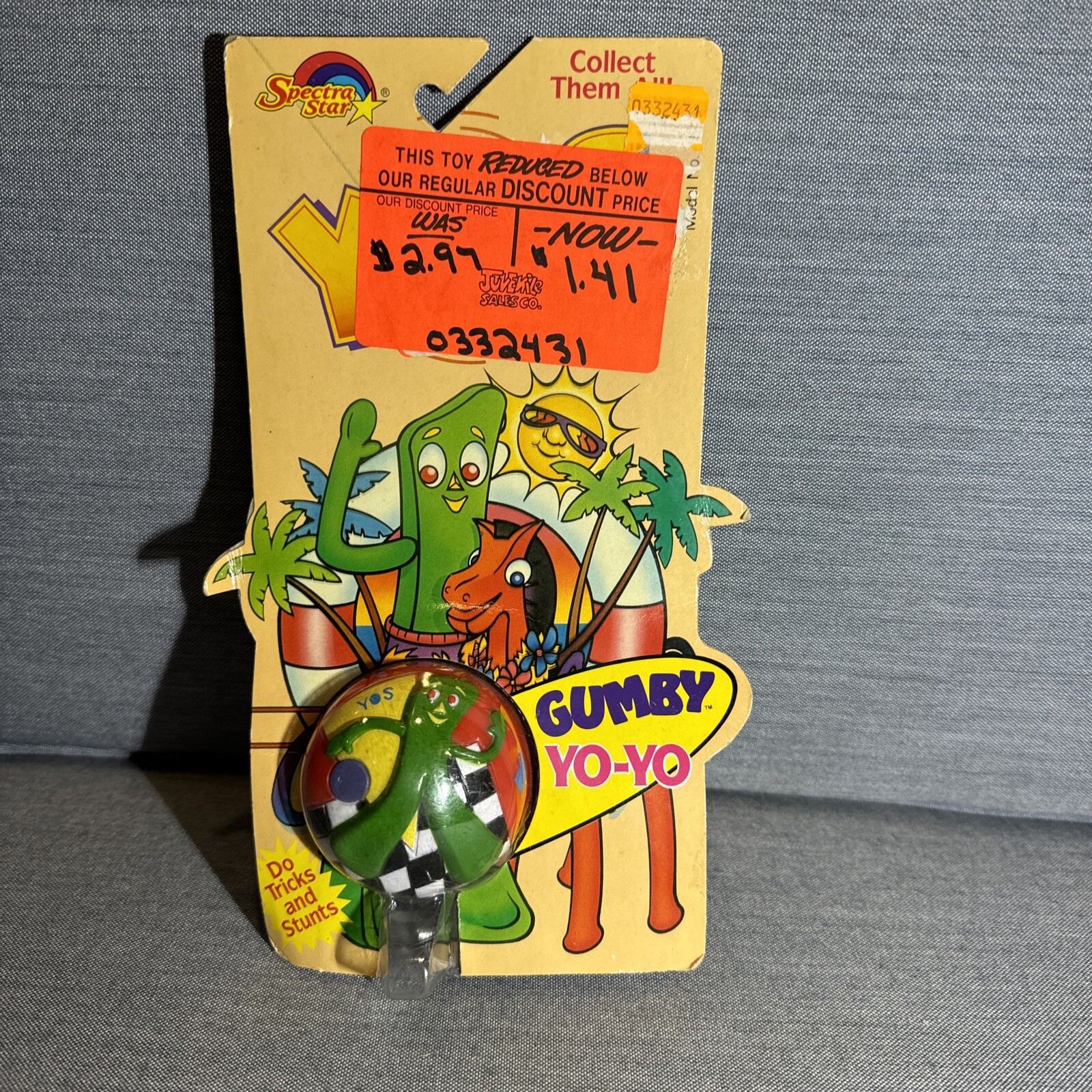 GUMBY 1989 Spectra Star THE RADICAL YO-YO SEALED NIB Model 1518