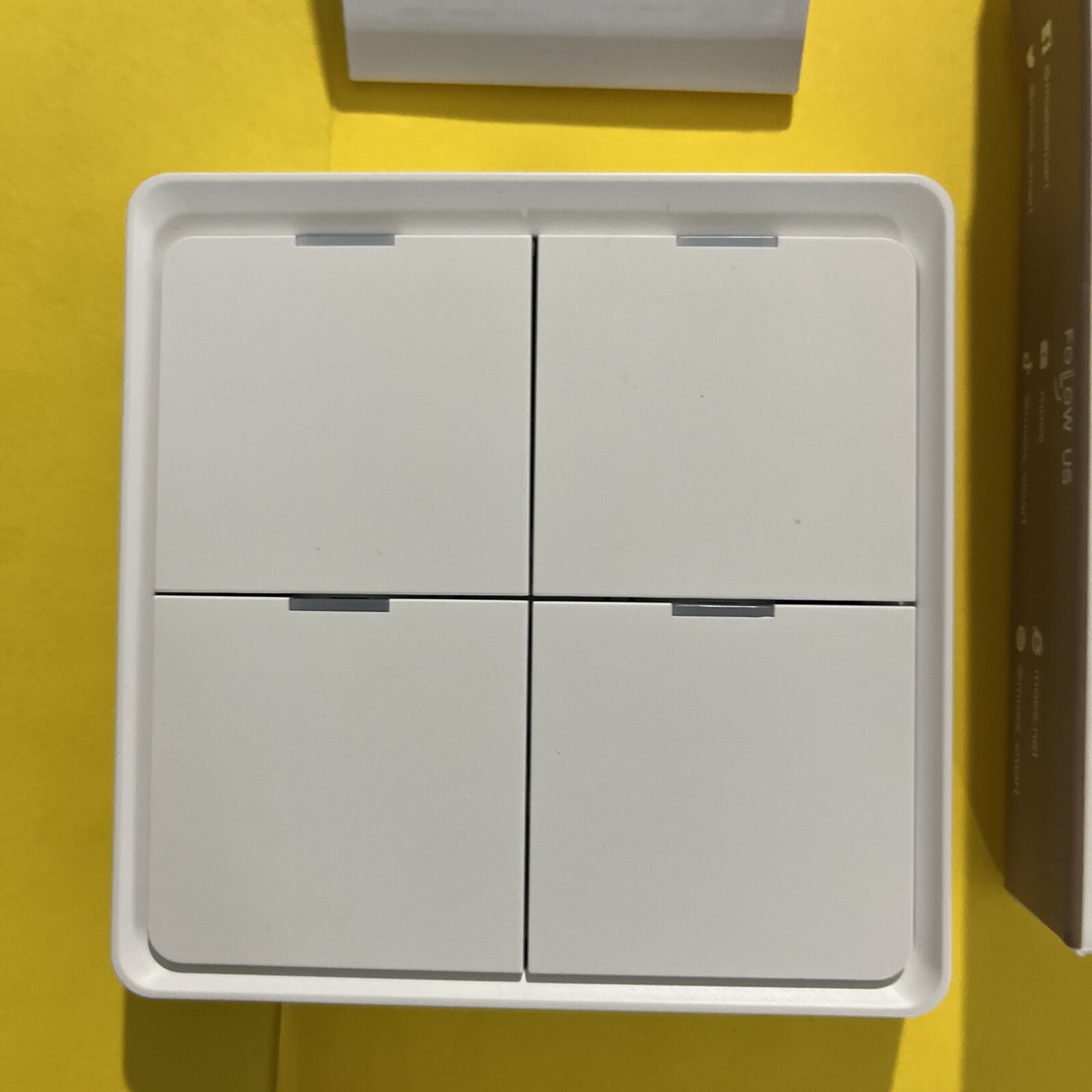 MOES Scene Switch - RF433 - White