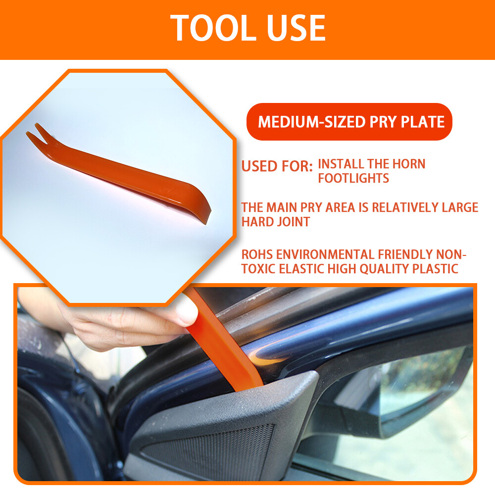 12 PCs Car Door Plastic Tools For X4 Removal Tool Pry Panel Dashboard Trim