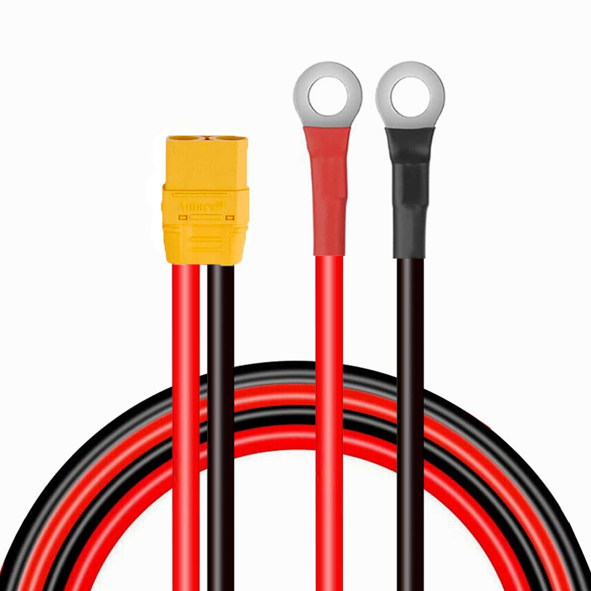 10 AWG XT90 Female Male Connector M8 O Ring Terminal Extension Battery Cable