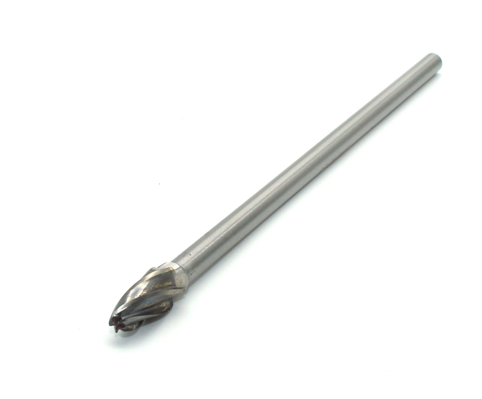 TEMO SF-3L6 NF Aluminum Cut CARBIDE BURR FILE, 3/8" RoundTree, 1/4"Dx 6"L Shank