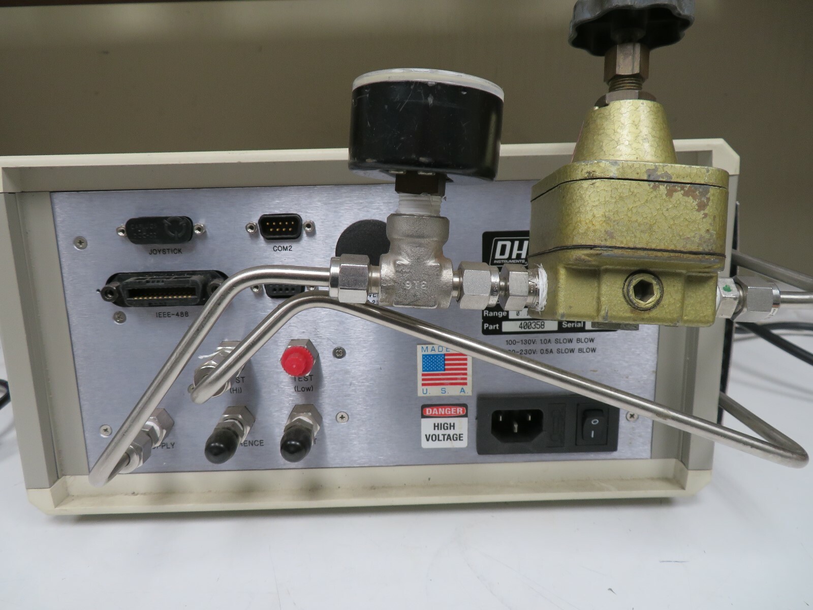 DHI/Dh Instruments PPC2 Positive Shutoff Pressure Controller/Calibrator - NV1
